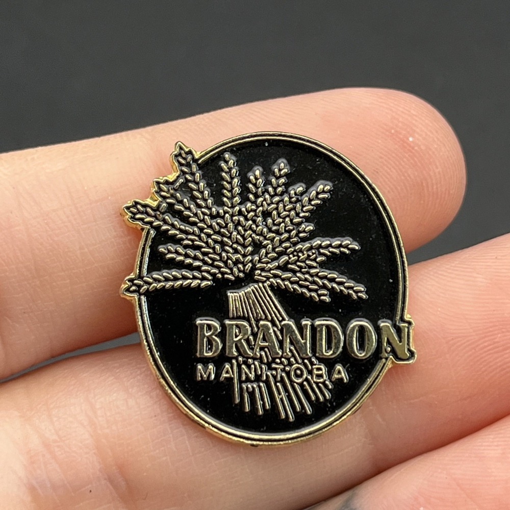 Brandon Manitoba Canada Lapel Hat Pin